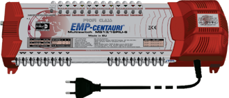 Multiprepínač EMP Centauri 3 družice + TV, 16 výstupov