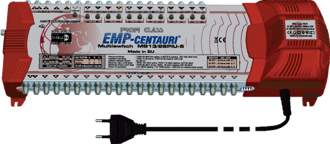 Multiprepínač EMP Centauri 3 družice + TV, 26 výstupov