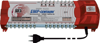 Multiprepínač EMP Centauri 2 družice + TV, 16 výstupov