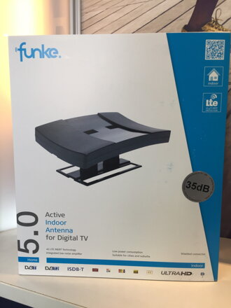 Anténa Funke Home 5.0, filter LTE, 17dB