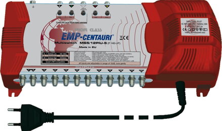 Multiprepínač EMP Centauri 1 družica + TV, 12 výstupov