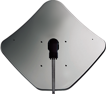Parabola PENTA P85GX10-B 85 cm AL sivá-Fracarro
