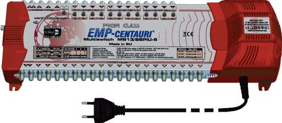 Multiprepínač EMP Centauri 3 družice + TV, 26 výstupov