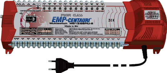 Multiprepínač EMP Centauri 3 družice + TV, 26 výstupov Multiprepínač EMP Centauri 3 družice + TV, 26 výstupov