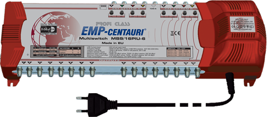 Multiprepínač EMP Centauri 2 družice + TV, 16 výstupov Multiprepínač EMP Centauri 2 družice + TV, 16 výstupov